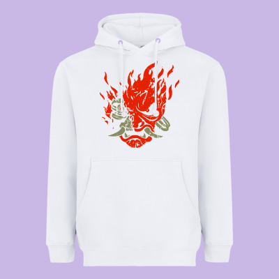 Punk Samurai Heavyweight Hoodie Designed By Artisfamous
