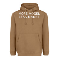 Toasted Coconut more vogel less mamet Heavyweight Hoodie - artisFamous