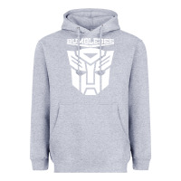 Heather Grey bumblebee strong Heavyweight Hoodie - artisFamous