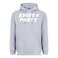 Heather Grey knife party Heavyweight Hoodie - artisFamous