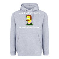 Heather Grey ned flanders Heavyweight Hoodie - artisFamous
