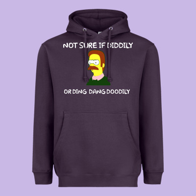 Ned Flanders Heavyweight Hoodie Designed By Artisfamous