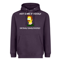 Plum ned flanders Heavyweight Hoodie - artisFamous