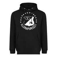 Black millonarios futbol Heavyweight Hoodie - artisFamous