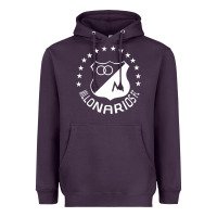 Plum millonarios futbol Heavyweight Hoodie - artisFamous