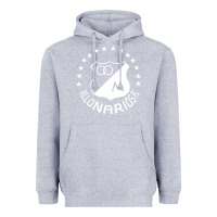 Heather Grey millonarios futbol Heavyweight Hoodie - artisFamous