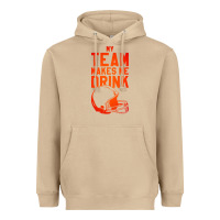 Mushroom my team makes me drink Heavyweight Hoodie - artisFamous