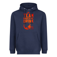 Navy my team makes me drink Heavyweight Hoodie - artisFamous