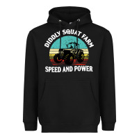 Black diddly squat farm speed and power Heavyweight Hoodie - artisFamous