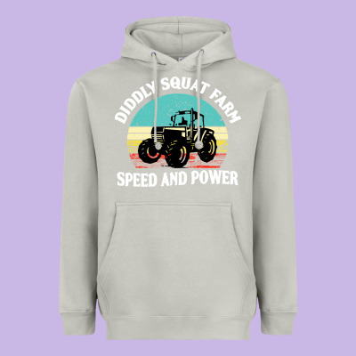 Diddly Squat Farm Speed And Power Heavyweight Hoodie Designed By Artisfamous