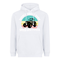 White diddly squat farm speed and power Heavyweight Hoodie - artisFamous