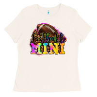 Bone football mini Ladies Tee - OliviaCreatesArt