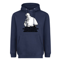 Navy pope mc Heavyweight Hoodie - artisFamous