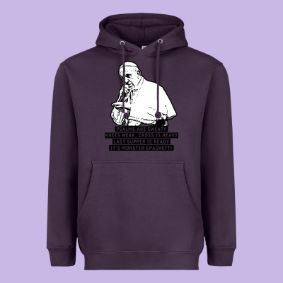 Pope Mc Heavyweight Hoodie Designed By Artisfamous