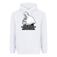 White pope mc Heavyweight Hoodie - artisFamous