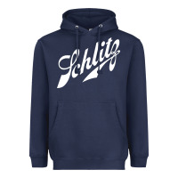 Navy schlitz Heavyweight Hoodie - artisFamous