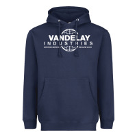 Navy vandelay industries Heavyweight Hoodie - artisFamous