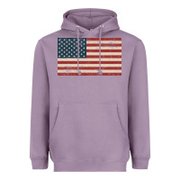 Lavender american flag Heavyweight Hoodie - artisFamous