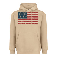 American Flag Heavyweight Hoodie | Teevron