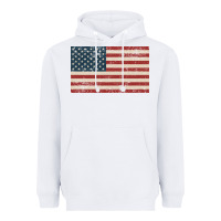 White american flag Heavyweight Hoodie - artisFamous