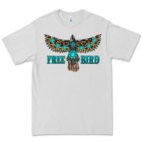 Dove Grey turquoise freebird Premium Tee - RanaPortraitStore