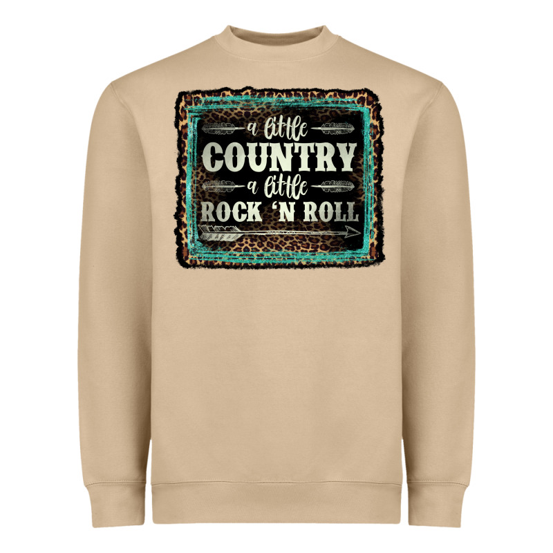 A Little Country A Little Rock N Roll Heavyweight Sweatshirt by AdoDesignShop | Teevron