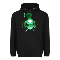 Black Zoro Heavyweight Hoodie - artisFamous