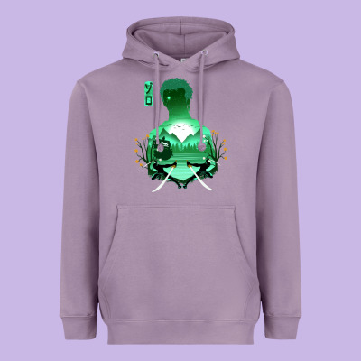 Zoro Heavyweight Hoodie Designed By Artisfamous