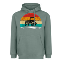 Sage vintage tractor Heavyweight Hoodie - artisFamous