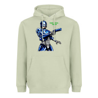 Matcha 8bit robocop Heavyweight Hoodie - artisFamous