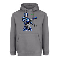 Storm 8bit robocop Heavyweight Hoodie - artisFamous