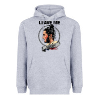 Heather Grey leave me malone merch Heavyweight Hoodie - artisFamous