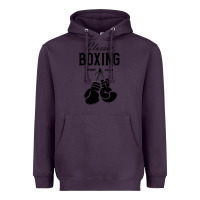 Plum boxing gym classic Heavyweight Hoodie - artisFamous