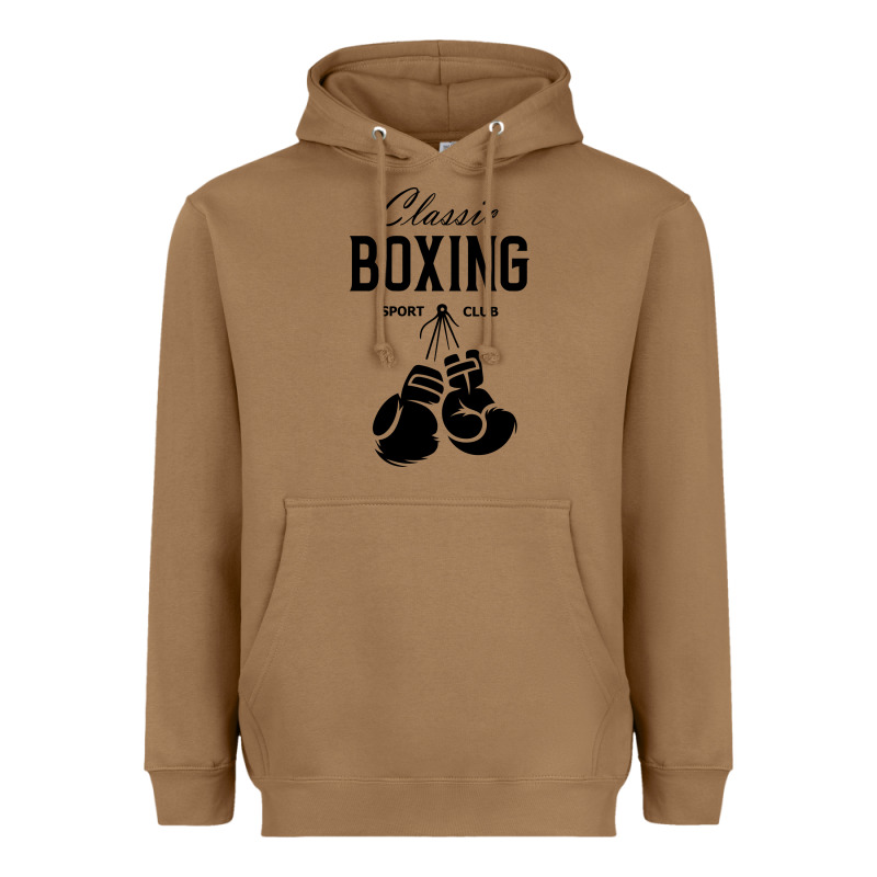 Boxing Gym Classic Heavyweight Hoodie by artisFamous | Teevron