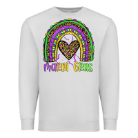 Dove Grey mardi gras rainbow Premium Sweatshirt - JahusDesignShop