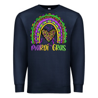 Navy mardi gras rainbow Premium Sweatshirt - JahusDesignShop