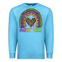 Ocean Blue mardi gras rainbow Premium Sweatshirt - JahusDesignShop