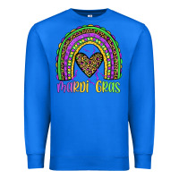 True Royal mardi gras rainbow Premium Sweatshirt - JahusDesignShop