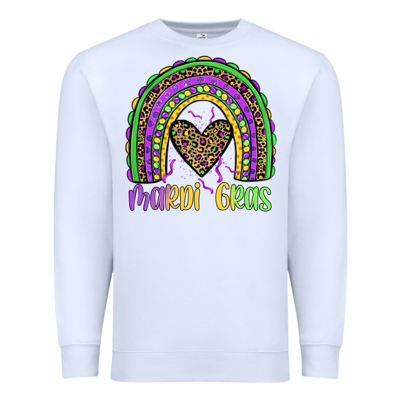 Mardi Gras Rainbow Premium Sweatshirt by JahusDesignShop | Teevron
