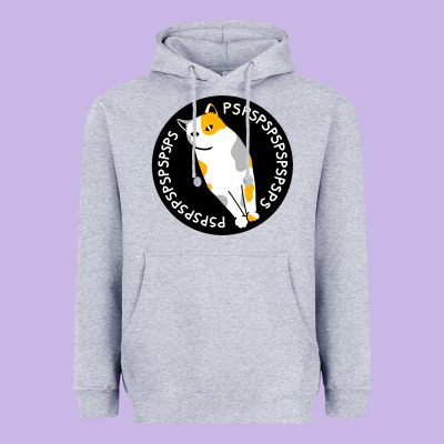 Calico Cat Heavyweight Hoodie Designed By Artisfamous