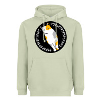 Matcha calico cat Heavyweight Hoodie - artisFamous