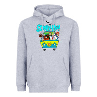 Heather Grey scooby doo Heavyweight Hoodie - artisFamous