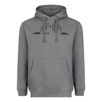 Storm pittsburgh skyline city Heavyweight Hoodie - artisFamous