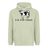 Matcha i'd tip that funny cow tipping design Heavyweight Hoodie - artisFamous