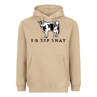 Mushroom i'd tip that funny cow tipping design Heavyweight Hoodie - artisFamous