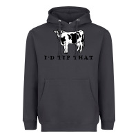 Smoke i'd tip that funny cow tipping design Heavyweight Hoodie - artisFamous