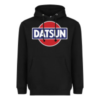 Black New Japanese Datsun Fanatics Heavyweight Hoodie - artisFamous