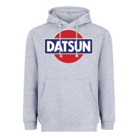 Heather Grey New Japanese Datsun Fanatics Heavyweight Hoodie - artisFamous
