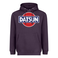 Plum New Japanese Datsun Fanatics Heavyweight Hoodie - artisFamous