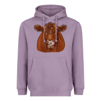 Lavender red angus Heavyweight Hoodie - JahusDesignShop